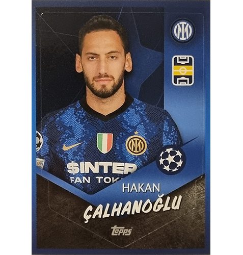 Topps Champions League Sticker 2021/2022 Nr 297 Hakan Calhanoglu