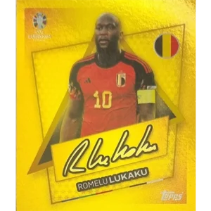 Topps UEFA EURO 2024 Sticker - BEL SP ROMELU LUKAKU mit UNTERSCHRIFT