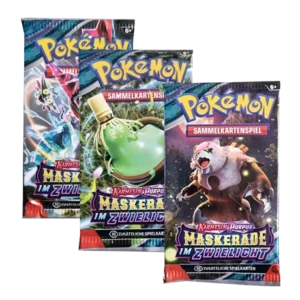 Pokemon Karmesin und Purpur Maskerade im Zwielicht - 3x Booster Pack