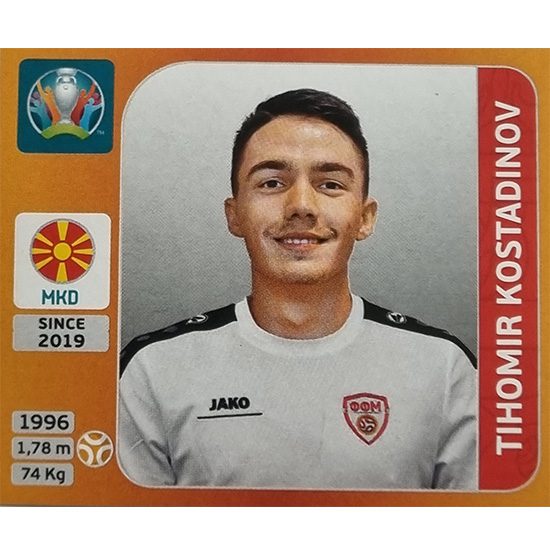 Panini EURO 2020 Sticker Nr 302 Tihomir Kostadinov