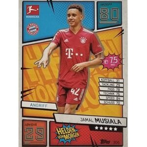 Topps Match Attax Bundesliga 2021/22 Nr 306 Jamal Musiala