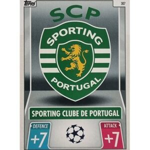 Topps Champions League 2021/2022 Nr 307 Sporting Clube De Portugal Team Badge