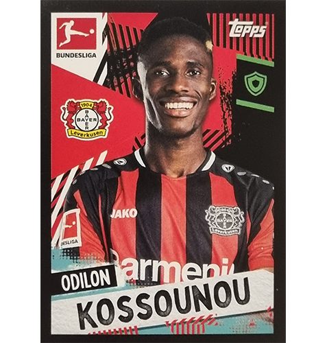 Topps Bundesliga Sticker Saison 2021/2022 Nr 308 Odilon Kossounou