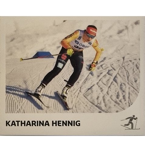 Panini Winterspiele 2022 Peking Sticker Nr 031 Katharina Hennig