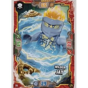 Lego Ninjago Serie 7 Trading Cards Geheimnisse der Tiefe -Nr 031 Wilder Jay