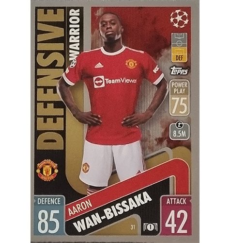 Topps Champions League 2021/2022 Nr 031 Aaron Wan Bissaka