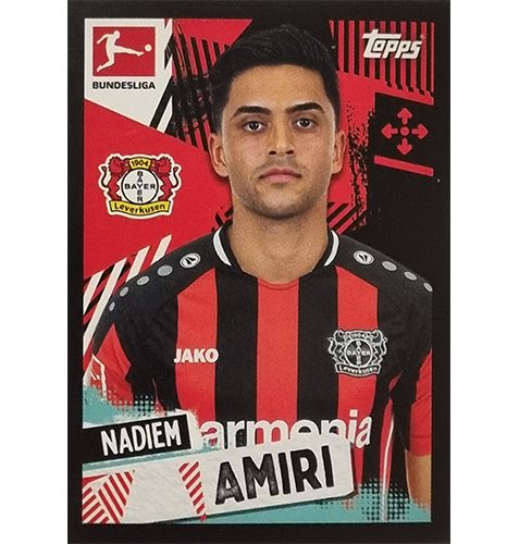 Topps Bundesliga Sticker Saison 2021/2022 Nr 310 Nadiem Amiri