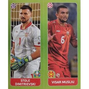 Panini EURO 2020 Sticker Nr 310 Dimitrievski Musliu