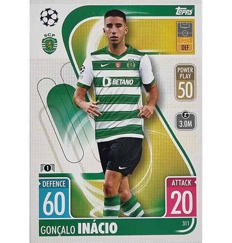 Topps Champions League 2021/2022 Nr 311 Goncalo Inacio