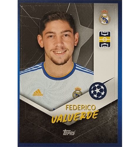 Topps Champions League Sticker 2021/2022 Nr 311 Federico Valverde