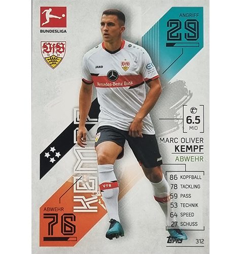 Topps Match Attax Bundesliga 2021/22 Nr 312 Marc Oliver Kempf