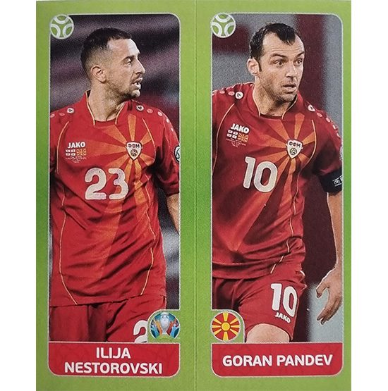 Panini EURO 2020 Sticker Nr 315 Nestorovski Pandev