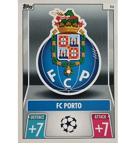 Topps Champions League 2021/2022 Nr 316 Fc Porto Team Badge