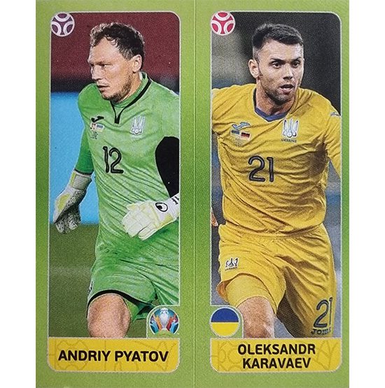 Panini EURO 2020 Sticker Nr 316 Pyatov Karavaev