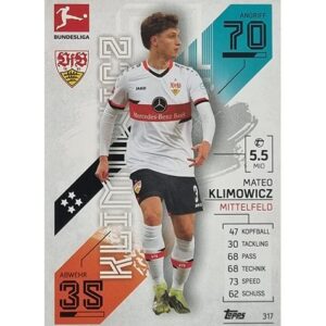 Topps Match Attax Bundesliga 2021/22 Nr 317 Mateo Klimowicz