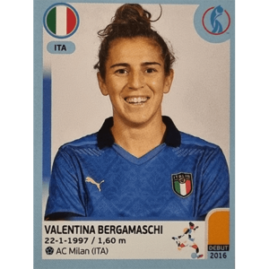 Panini Frauen EM 2022 Sticker - Nr 319 Valentina Bergamaschi