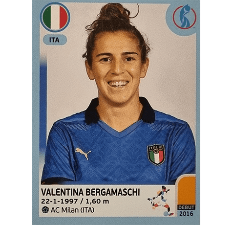 Panini Frauen EM 2022 Sticker - Nr 319 Valentina Bergamaschi