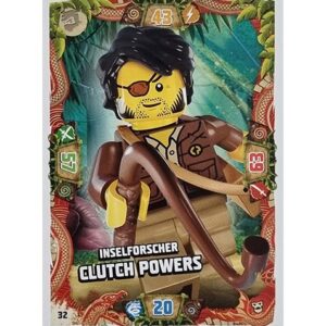 Lego Ninjago Serie 6 NEXT LEVEL Trading Cards Nr 032 Inselforscher Clutch Powers