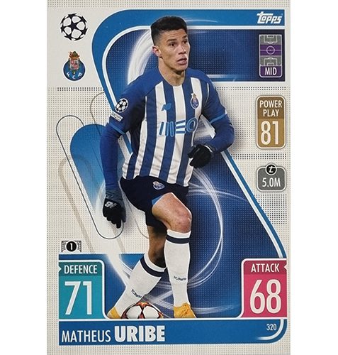 Topps Champions League 2021/2022 Nr 320 Matheus Uribe