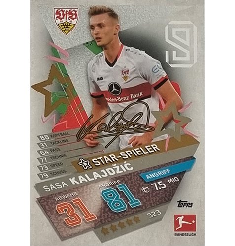 Topps Match Attax Bundesliga 2021/22 Nr 323 Sasa Kalajdzic