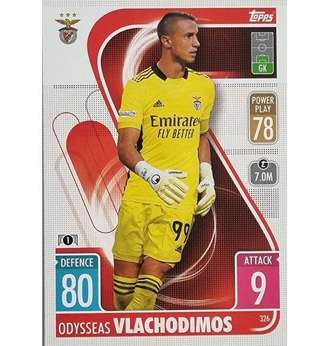 Topps Champions League 2021/2022 Nr 326 Odysseas Vlachodimos