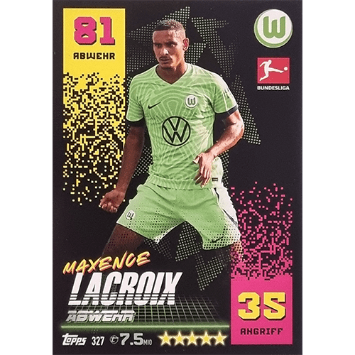 Topps Match Attax Bundesliga 2022-23 - Nr 327 Maxence Lacroix