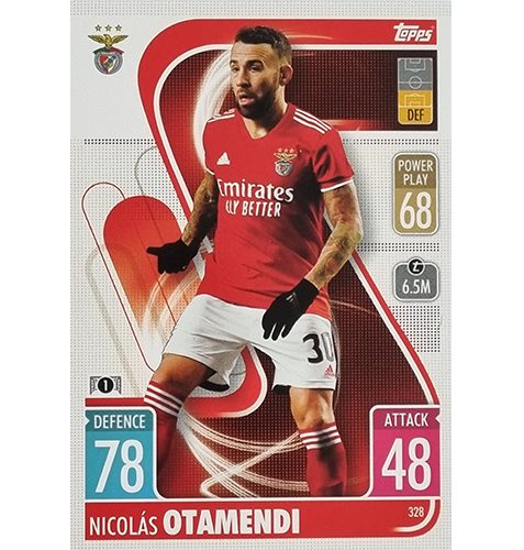 Topps Champions League 2021/2022 Nr 328 Nicolas Otamendi