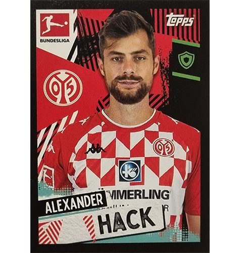 Topps Bundesliga Sticker Saison 2021/2022 Nr 328 Alexander Hack