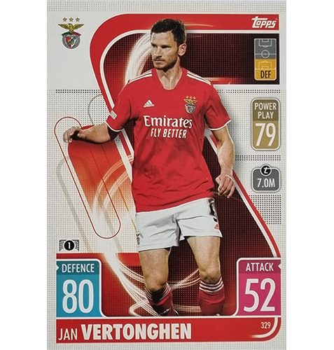 Topps Champions League 2021/2022 Nr 329 Jan Vertonghen