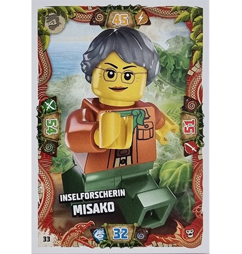 Lego Ninjago Serie 6 NEXT LEVEL Trading Cards Nr 033 Inselforscherin Misako