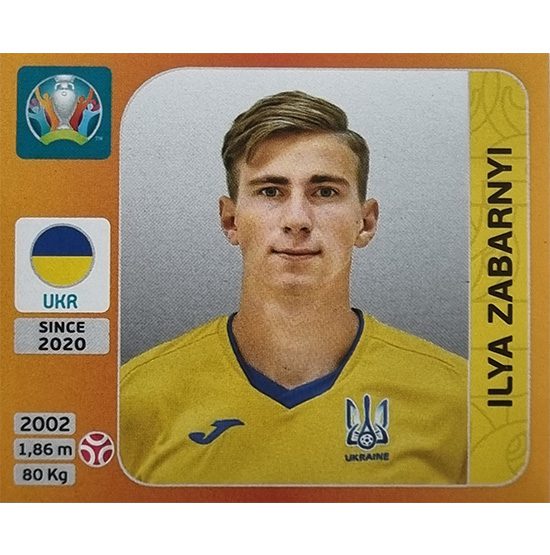 Panini EURO 2020 Sticker Nr 330 Ilya Zabranyi