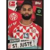 Topps Bundesliga Sticker Saison 2021/2022 Nr 331 Jeremiah St. Juste