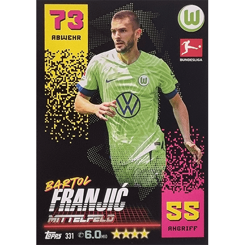 Topps Match Attax Bundesliga 2022-23 - Nr 331 Bartol Franjic