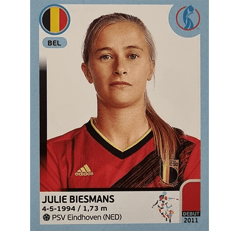 Panini Frauen EM 2022 Sticker - Nr 331 Julie Biesmans