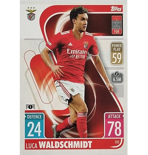 Topps Champions League 2021/2022 Nr 332 Luca Waldschmidt