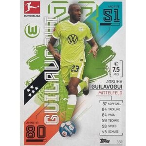 Topps Match Attax Bundesliga 2021/22 Nr 332 Josuha Guilavogui