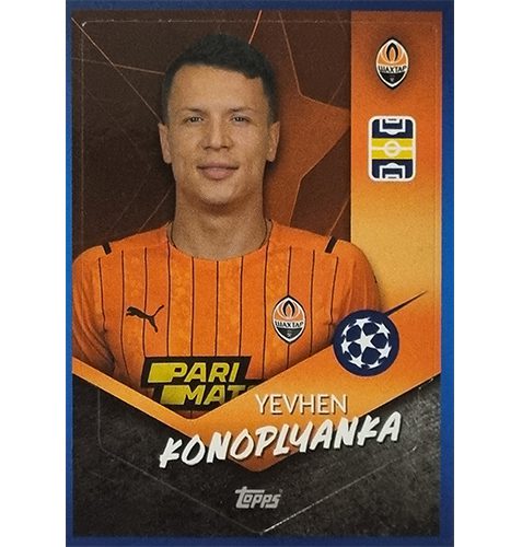 Topps Champions League Sticker 2021/2022 Nr 332 Yevhen Konoplyanka