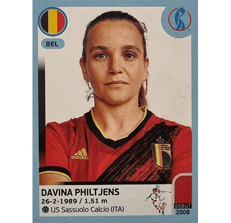 Panini Frauen EM 2022 Sticker - Nr 333 Davina Philtjens