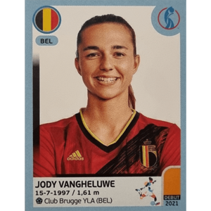 Panini Frauen EM 2022 Sticker - Nr 336 Jody Vangheluwe