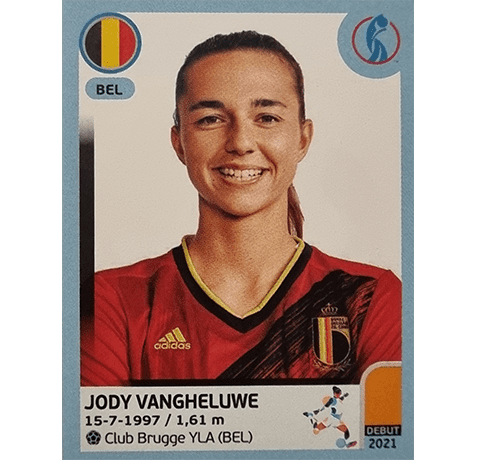 Panini Frauen EM 2022 Sticker - Nr 336 Jody Vangheluwe