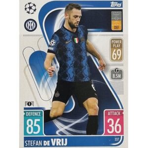 Topps Champions League 2021/2022 Nr 337 Stefan De Vrij