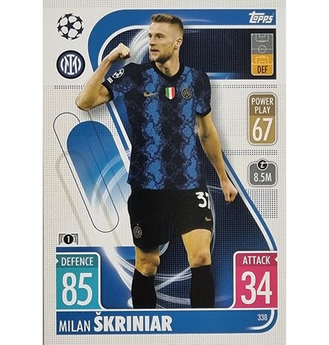 Topps Champions League 2021/2022 Nr 338 Milan Skriniar