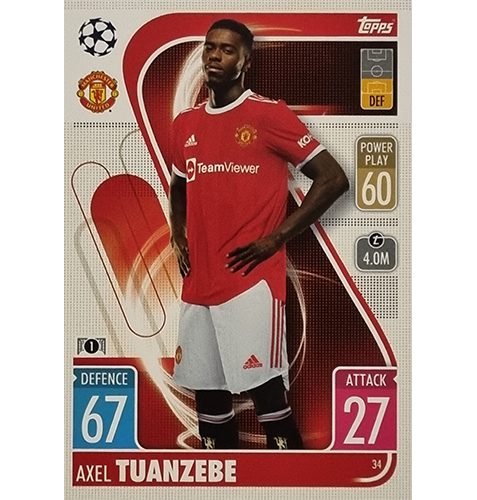 Topps Champions League 2021/2022 Nr 034 Axel Tuanzebe