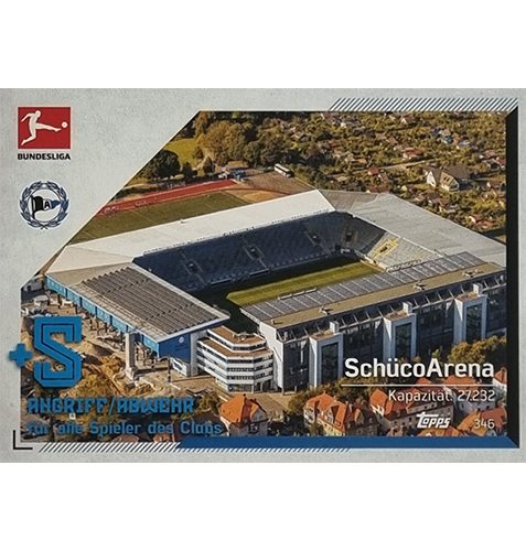 Topps Match Attax Bundesliga 2021/22 Nr 346 Schüco Arena