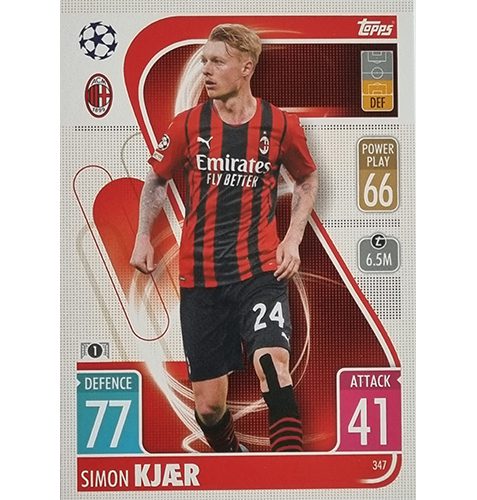 Topps Champions League 2021/2022 Nr 347 Simon Kjaer