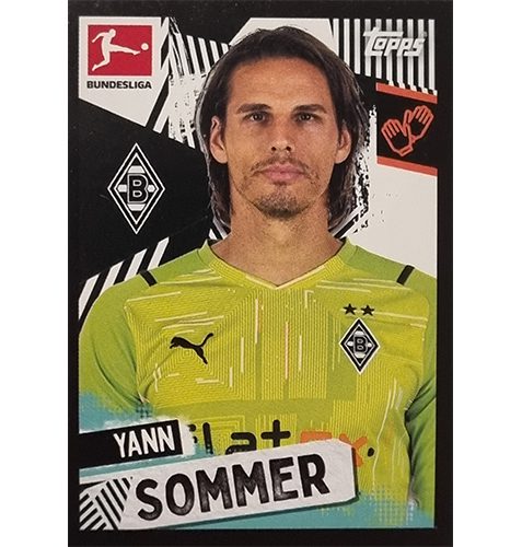 Topps Bundesliga Sticker Saison 2021/2022 Nr 348 Yann Sommer