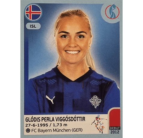 Panini Frauen EM 2022 Sticker - Nr 350 Glodis Perla Viggosdottir