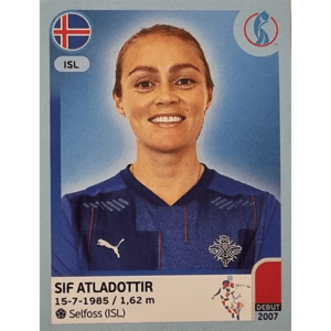 Panini Frauen EM 2022 Sticker - Nr 353 Sif Atladottir