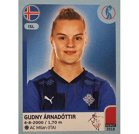 Panini Frauen EM 2022 Sticker - Nr 354 Gudny Arnadottir