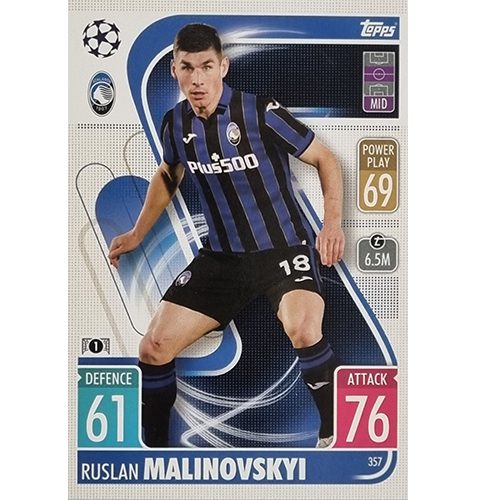 Topps Champions League 2021/2022 Nr 357 Ruslan Malinovski